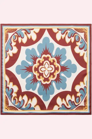 La DoubleJ Printed silk twill scarf