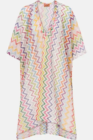 Missoni Zig Zag semi-sheer beach dress