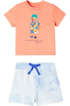 Ralph Lauren Baby Polo Bear cotton T-shirt and shorts
