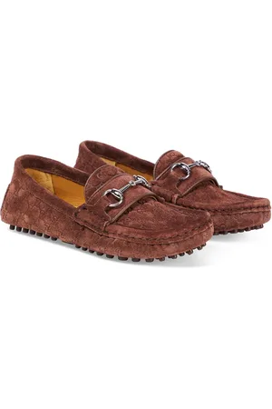 Gucci GG Horsebit suede loafers