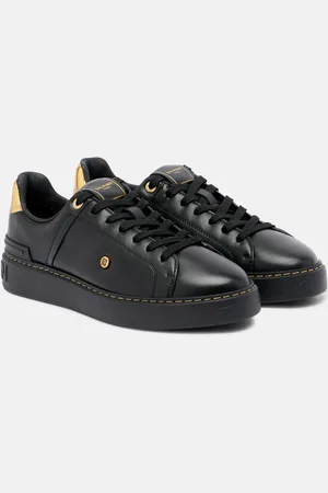 B-court leather sneakers