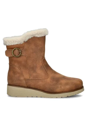 Skechers Keep Sake Wedge gevoerde boots