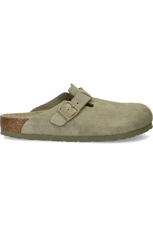 Birkenstock Boston Suede Clog sandalen