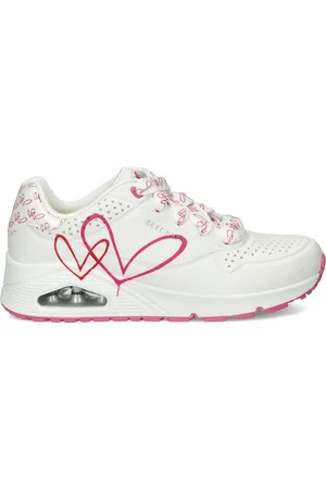 Skechers Uno Twin Hearts lage sneakers