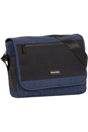 NEW REBELS ® Solar 25 - Medium Schoudertas A5 - Crossbodytas Met Flap - Shadow Blue
