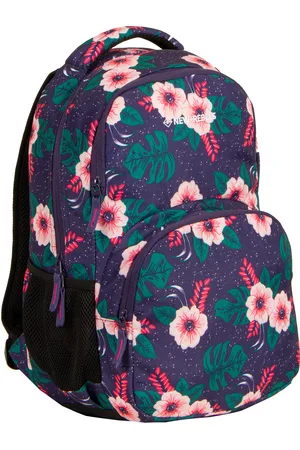NEW REBELS ® BTS 2 schooltas met laptopvak Flower print