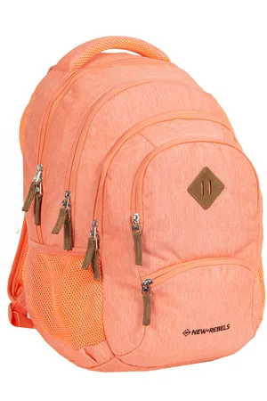 NEW REBELS ® BTS 4 schooltas met laptopvak soft Pink