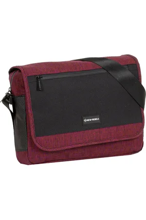 NEW REBELS ® Solar 25 - Medium Schoudertas A5 - Crossbodytas Met Flap - Burgundy