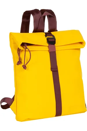 NEW REBELS ® Tim Rolltop Rugtas Small Yellow/Burgundy