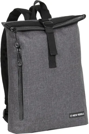 NEW REBELS ® Vepo - Rolltop - Regenbestendig - Watersport - Rugtas 7L - Waterproof - Small - Rugzak Grijs