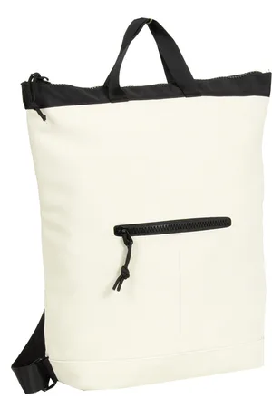 NEW REBELS ® Mart - Top Zip - Waterafstotend - Rugtas - Laptoptas 13,3 Inch. - Shopper - Wit
