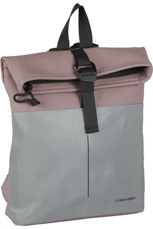 NEW REBELS Bowie Los Angeles Oudpaars 9L Rugtas Rolltop Reflectie Waterafstotend