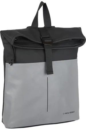 NEW REBELS Bowie Los Angeles 9L Rugtas Rolltop Reflectie Waterafstotend
