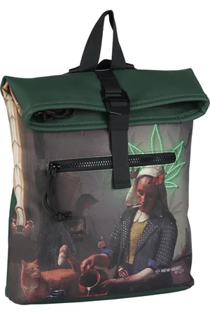 NEW REBELS Mart Art Los Angeles Melkmeisje Mini 7L Rugzak Rolltop Waterafstotend