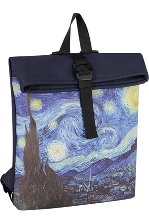 NEW REBELS Mart Art Los Angeles Sterrennacht Mini 7L Rugzak Rolltop Waterafstotend