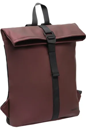 NEW REBELS Mart Los Angeles Metallic Burgundy 7L Rolltop Rugzak Waterafstotend