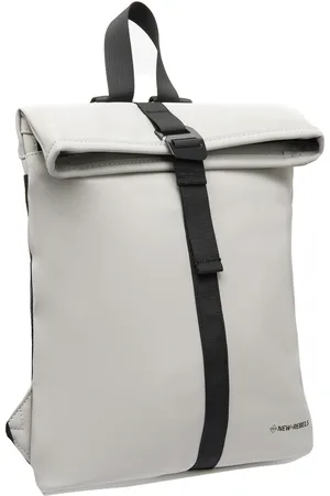 NEW REBELS Mart Los Angeles Lichtgrijs 7L Rolltop Rugzak Waterafstotend