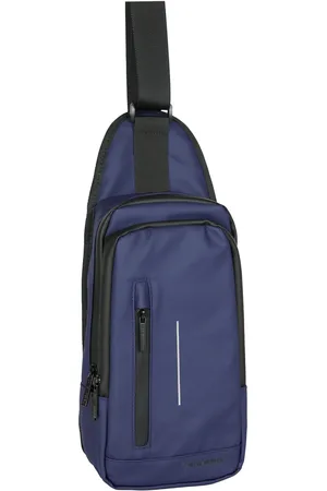 NEW REBELS Taunton Fargo Navy 8L Crossbody Tas Waterafstotend