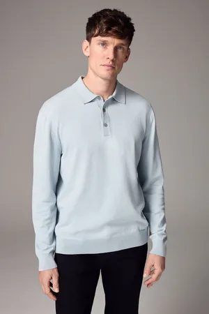 Next Gebreide polo met lange mouwenXL