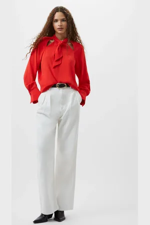 French Connection Carmen blouse van crêpestofmedium