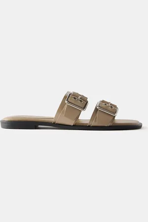 mint&berry Buckle Flat Sandalseu41