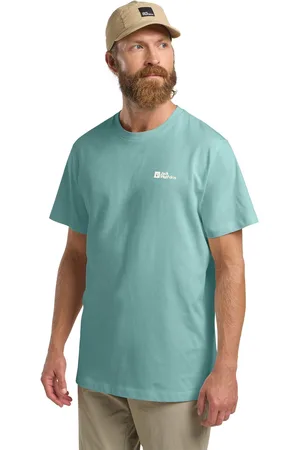 Jack Wolfskin Mens Green Essential 100% Organic Cotton T-Shirt2X-Large