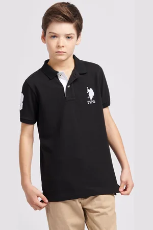U.S. Polo Assn. U. S. Polo Assn. Boys Player 3 Pique 100% Cotton Polo Shirt7