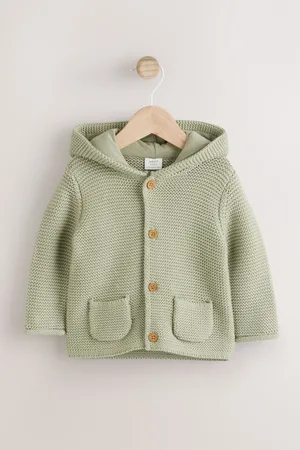 Next Baby Knitted 100% Organic Cotton Cardigan (0mths-2yrs)6874cm