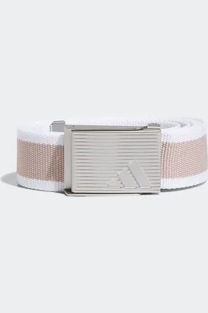 adidas Reversible Striped Webbing White Ground Belteen maat