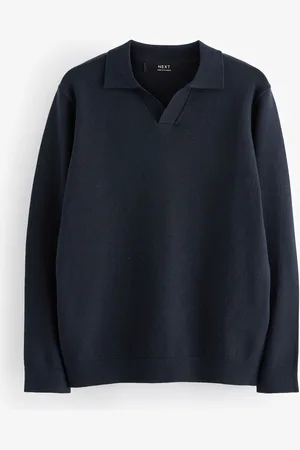 Next Trophy Neck Knitted Long Sleeve Polo Shirt (3-16yrs)3 Jaar (98cm)