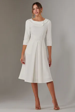 Jolie Moi Sloan 3/4 Sleeve Midi Dress42