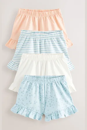 Next Frill 100% Cotton Shorts 4 Pack (3mths-7yrs)8692cm