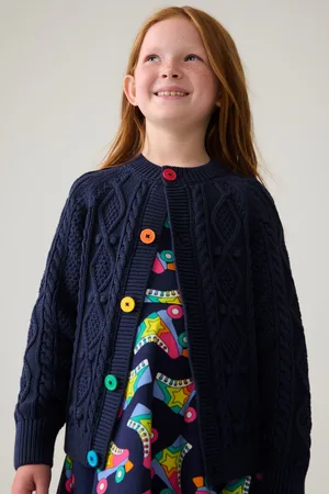 Little Bird Gebreid kabelvest uit 100% katoen8