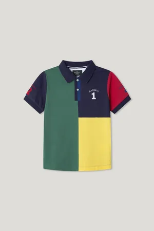 Hackett London Older Boys Green 100% Cotton Polo Shirt146152cm