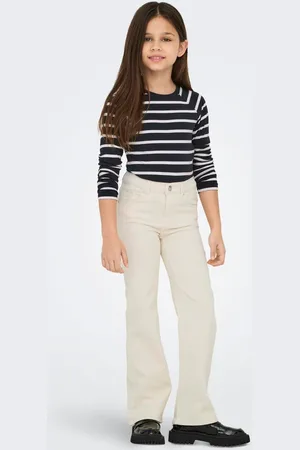 ONLY Blue Long Sleeve Jersey Stripe Ribbed Top110116cm