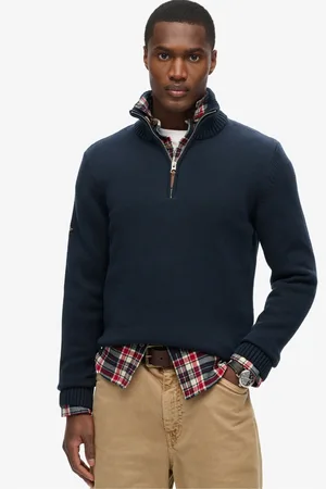 Superdry 100% Cotton Classics Knit Henley JumperXL