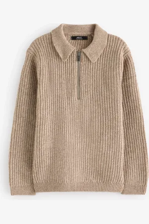 Next Long Sleeve Quarter Zip Polo Shirt (3-16yrs)3 Jaar (98cm)