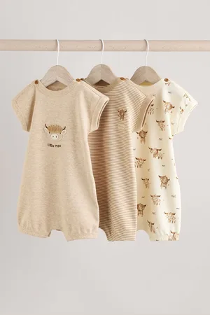 Next Baby 100% Cotton Romper (0mths-3yrs)Tot 3 maanden (62cm)