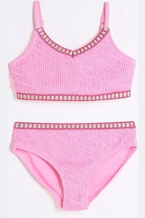 River Island Girls Blanket Stitch Bikini5