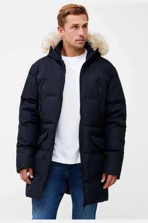 French Connection Faux Fur Trim ParkaXL