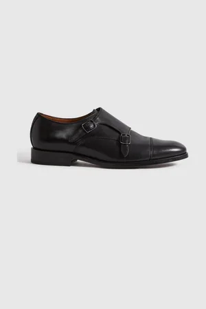 Reiss Amalfi schoenen van leer met twee monniksbandjesEU 44 (UK 10)