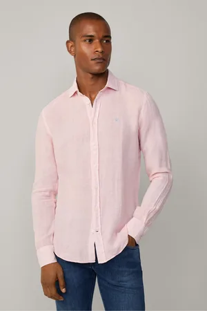 Hackett Tailored Fit Linen Shirt2X-Large