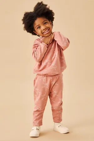 Mori Pink Ballerina Organic Cotton & Bamboo Joggers8692cm