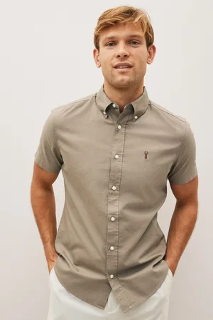 Next Short Sleeve Oxford 100% Cotton Shirt4XL