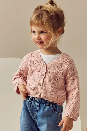 Next 100% Cotton V-Neck Knitted Cardigan (3mths-7yrs)110116cm