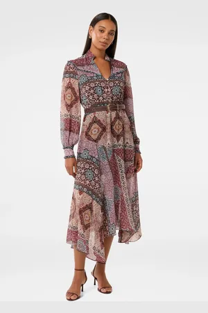 Forever New Shelly Frill Trim Midi Dress44