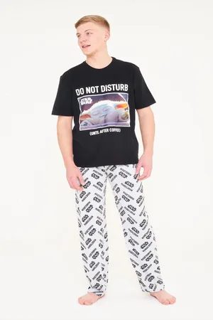 Brand Threads Mens Star Wars The Mandolorian 100% Cotton Pyjamas SetS