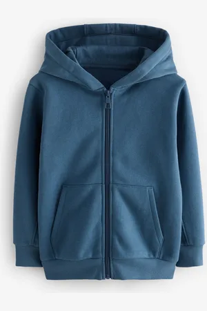 Next Effen hoodie met doorlopende rits (3-16 jr)11 Jaar (146cm)