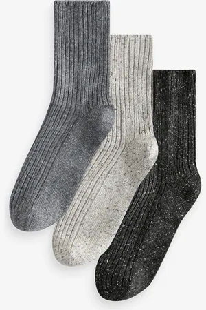 Next Thermal Wool Blend Ankle Socks 3 Pack With SilkEén