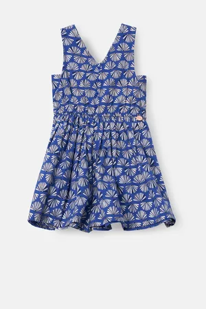 Angel & Rocket Lina Printed Linen Playsuit140146cm